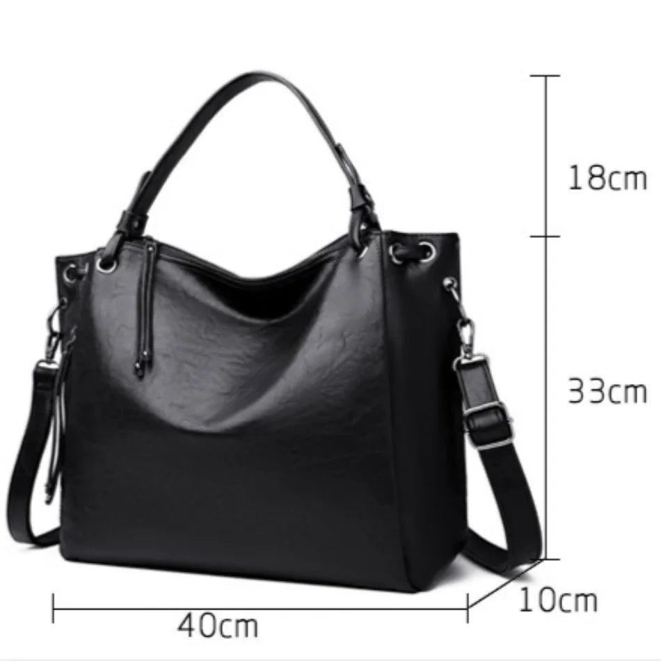 Stylish Large Capacity PU Leather Handbags for Women