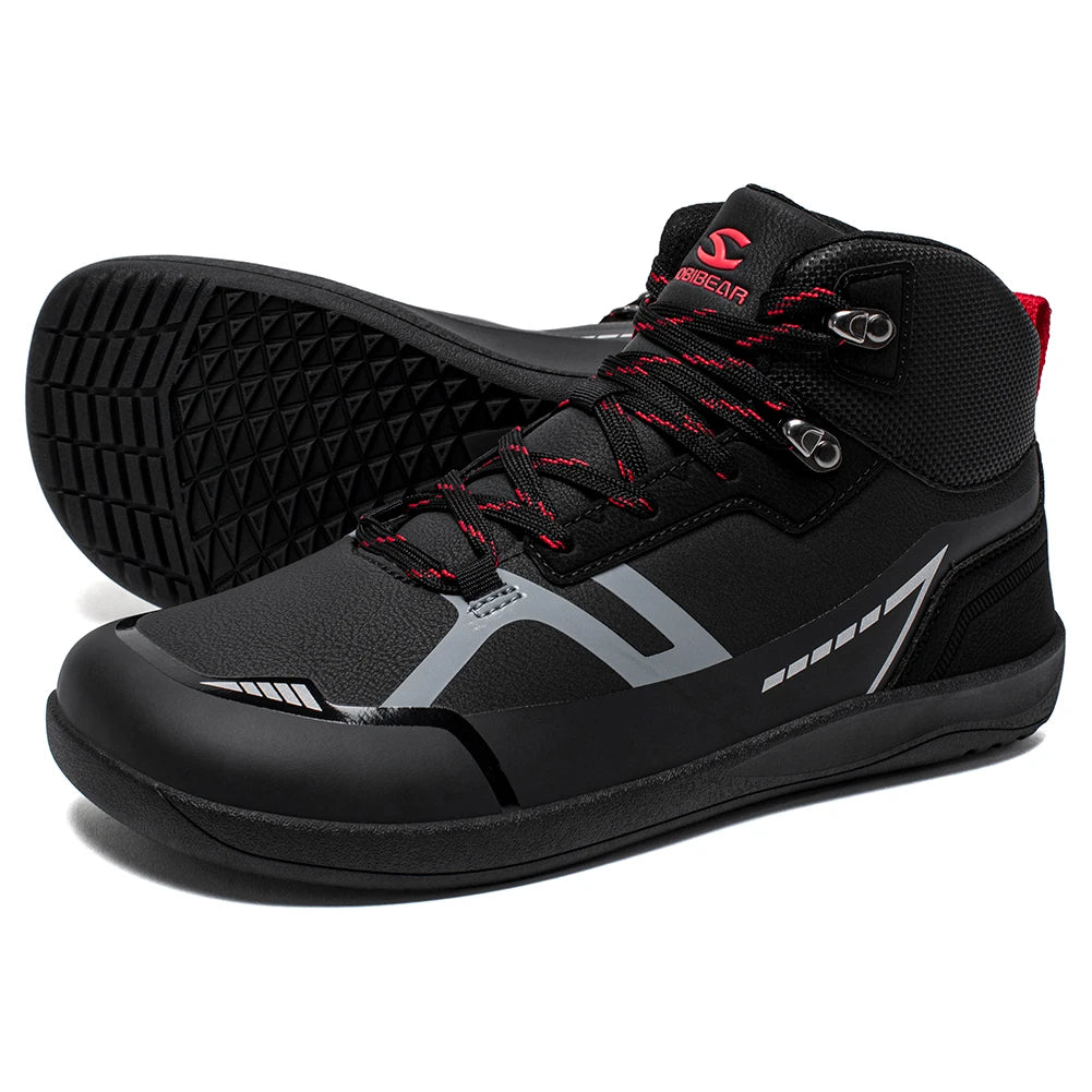 Unisex Mid Top Barefoot Hiking Shoes | Comfortable Trail Boots
