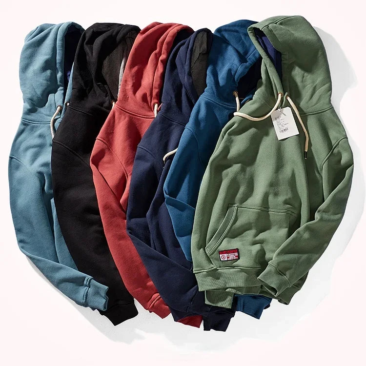Men's Fashionable Hooded Pullover | Cozy Multi-Color Sports Top