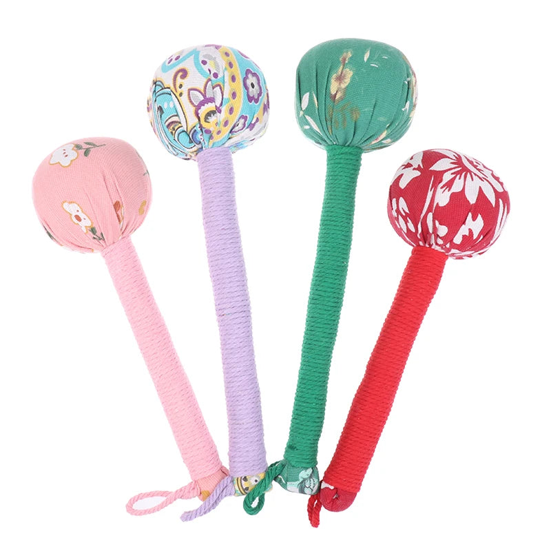 Long-Handled Wormwood Massage Hammer for Stress Relief