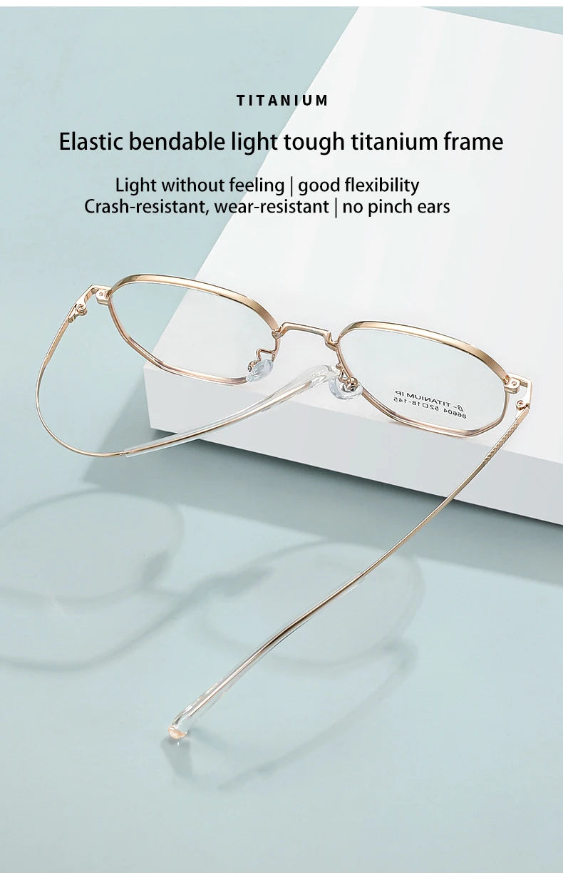 Retro Anti-Blue Light Eyeglasses for Women | Stylish and Customizable