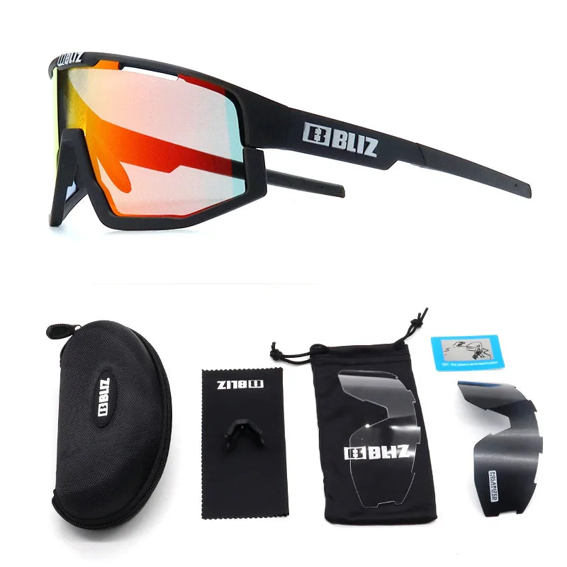 B Bliz Fusion Cycling Sunglasses Men Bicycle Racing Riding Glasses UV400 Photochromic MTB Outdoor Sports Camping Golf Equipment