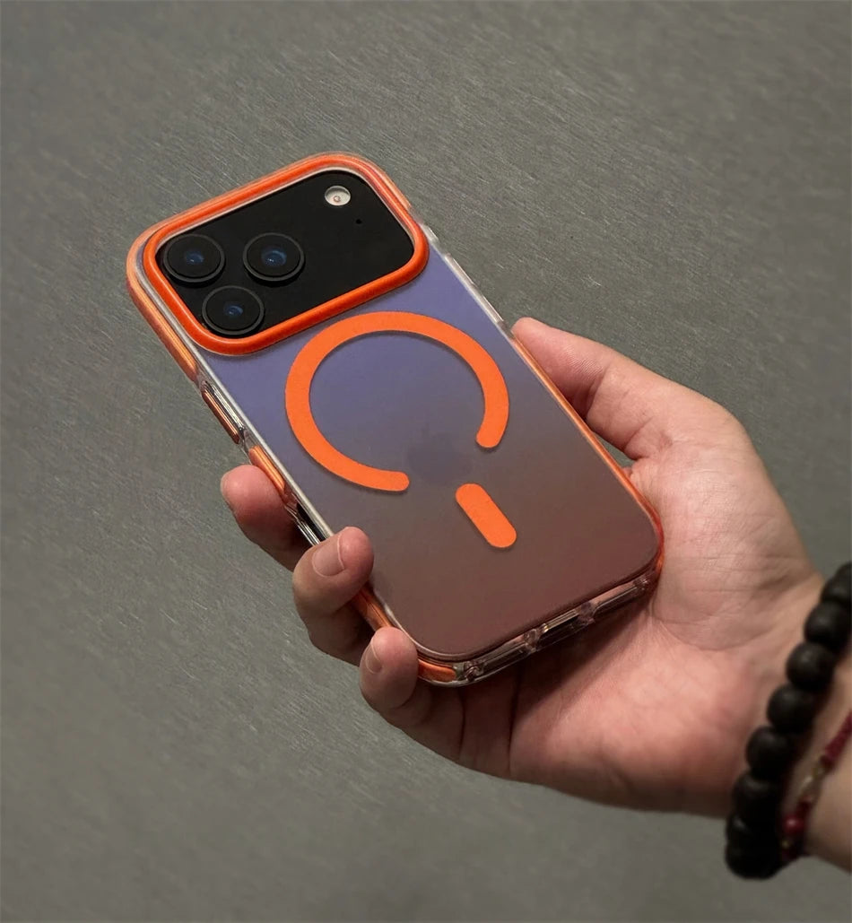 Luxury Gradient Magnetic Shockproof Case for iPhone 14-17 Pro Max