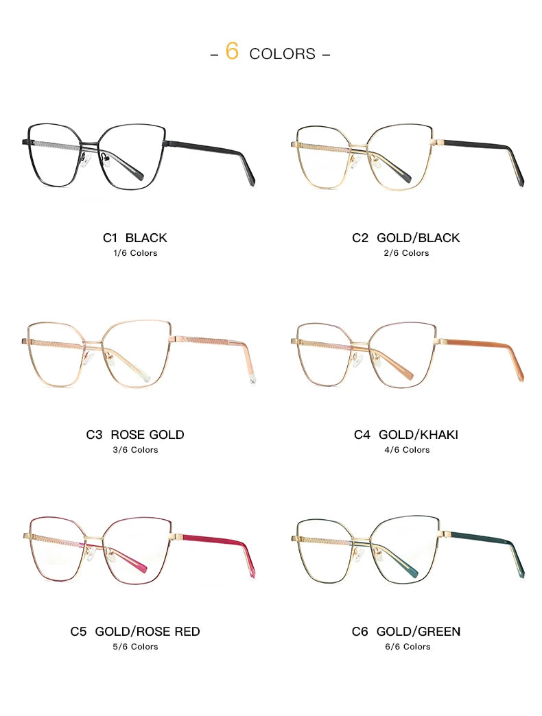 Fashion Anti Blue Light Reading Glasses for Women | Stylish Eye Protection 2026