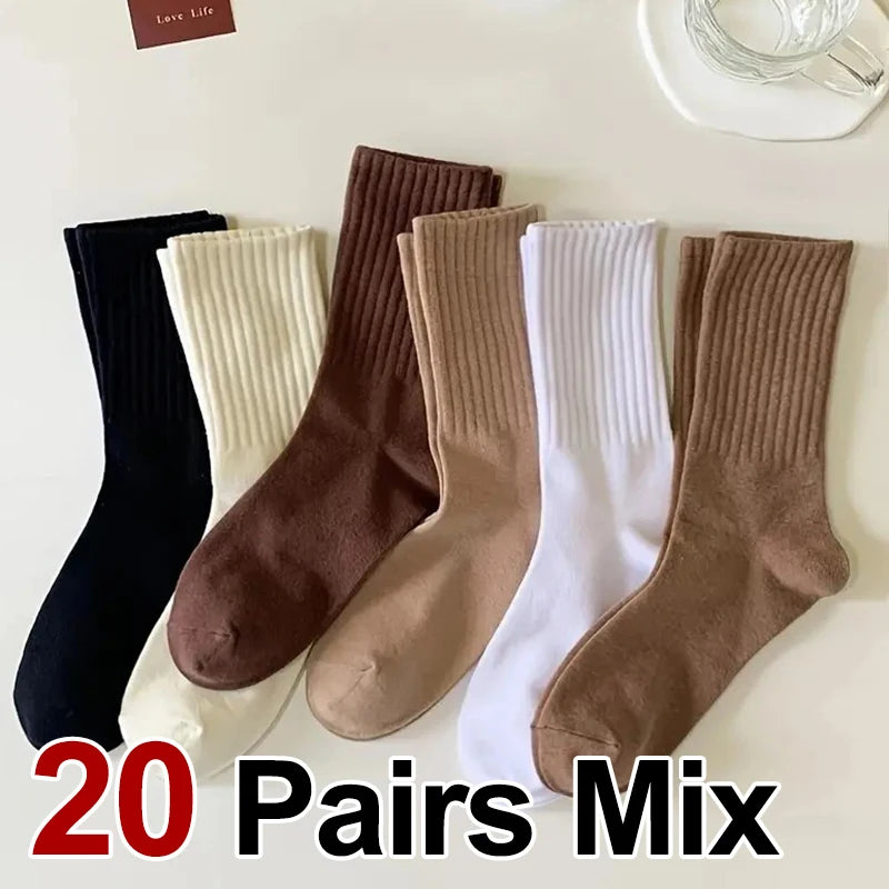 Casual Mid Tube Socks | Breathable & Comfortable Everyday Wear