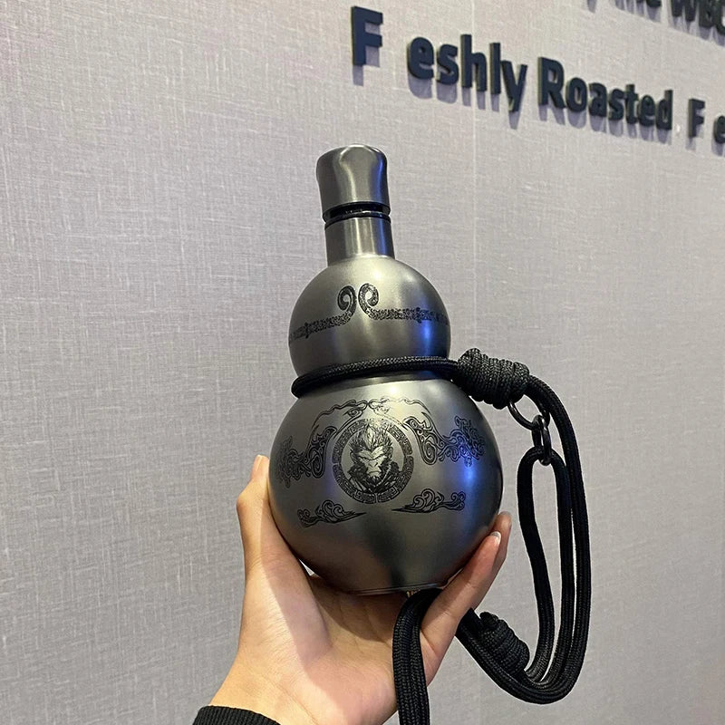 Portable Gourd Style Insulated Water Bottle | 500ml Drink Container