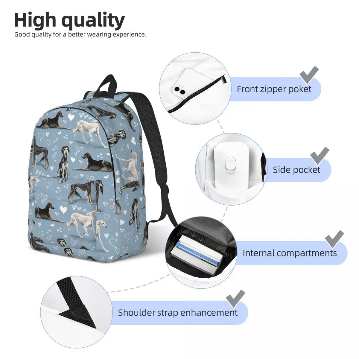 Cute Animal Lover Kids Backpack | Perfect School Daypack