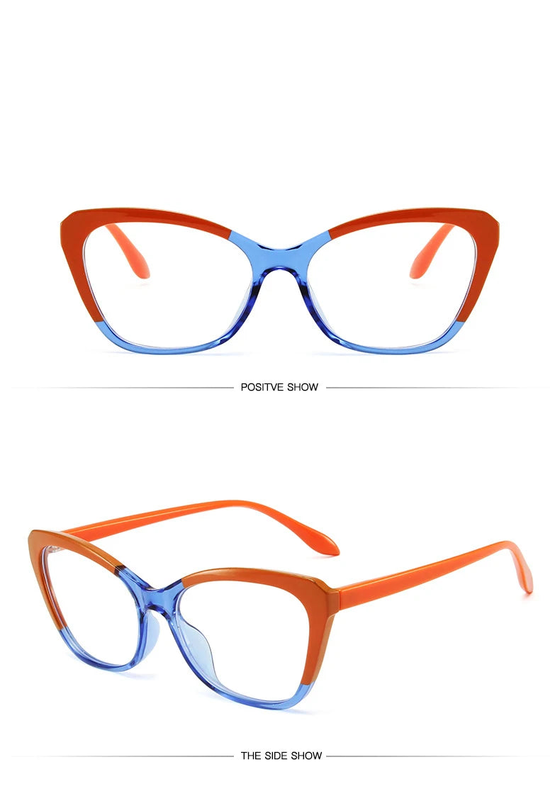 Trendy Cat Eye Blue Light Blocking Eyeglasses for Women