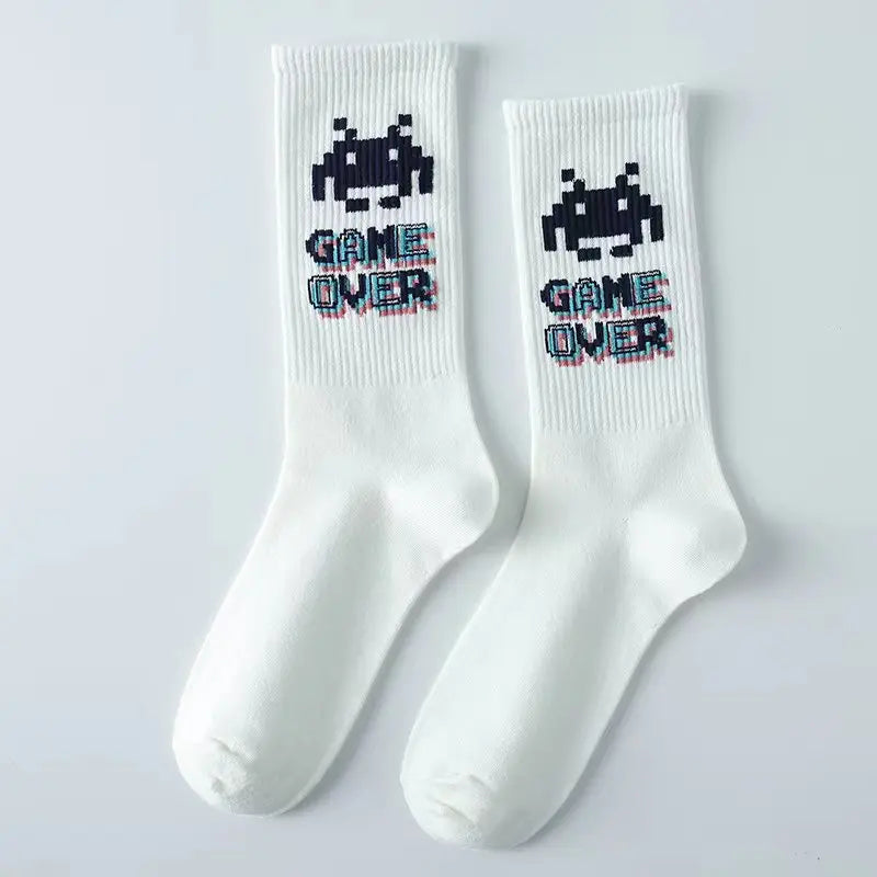 Trendy Unisex Cartoon Cotton Crew Socks | Comfort Meets Style