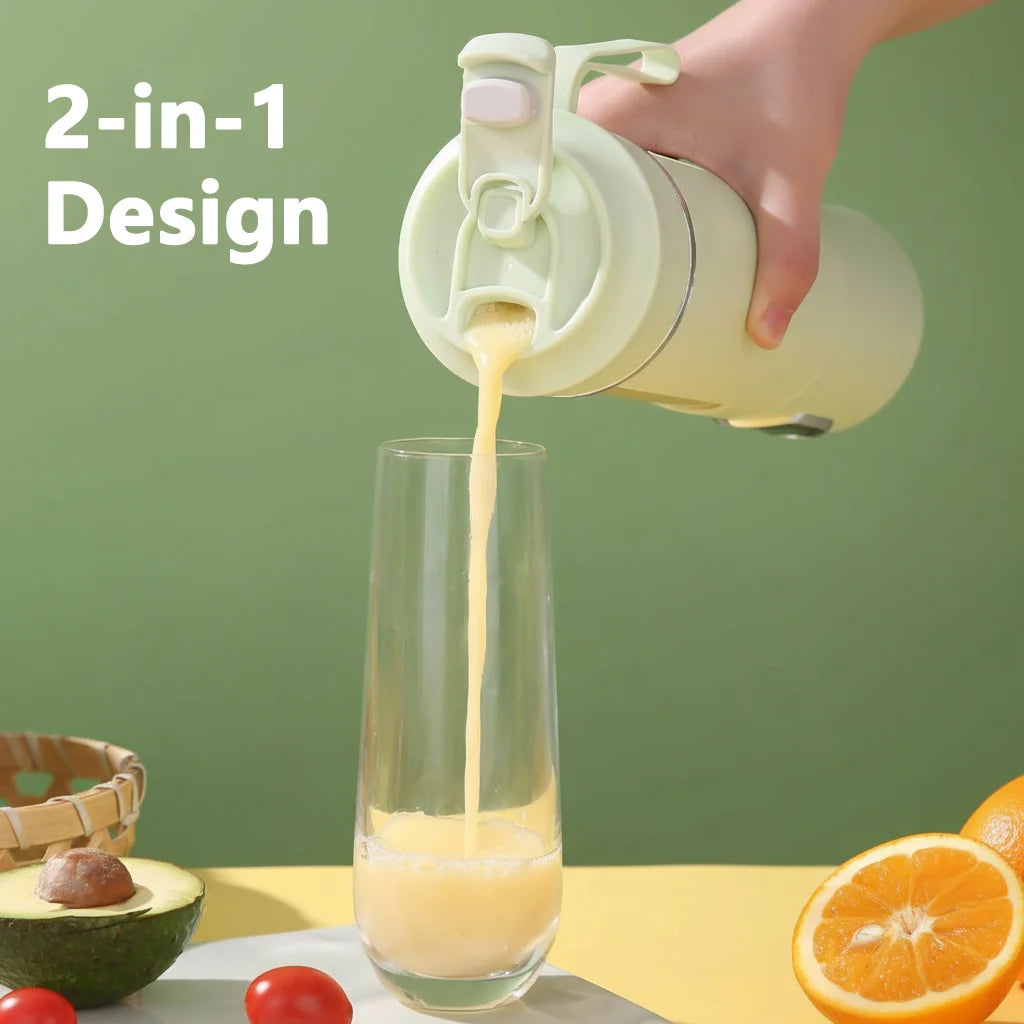 Portable Juicer - 530ml Mini Fresh Juice Blender with USB Charging