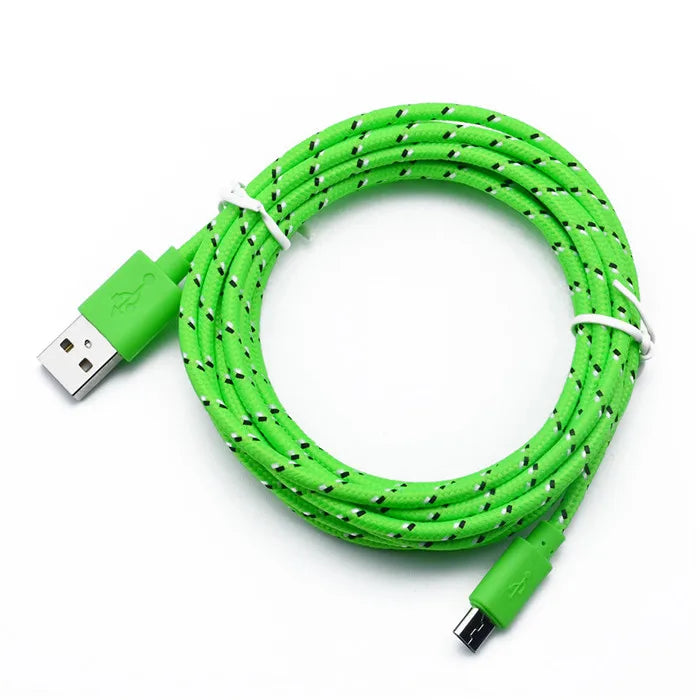 Nylon Braided Micro USB Cable | Fast Data Sync & Charger