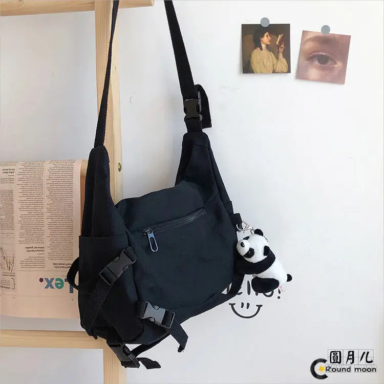 Stylish Canvas Messenger Bag | Versatile & Spacious Travel Companion