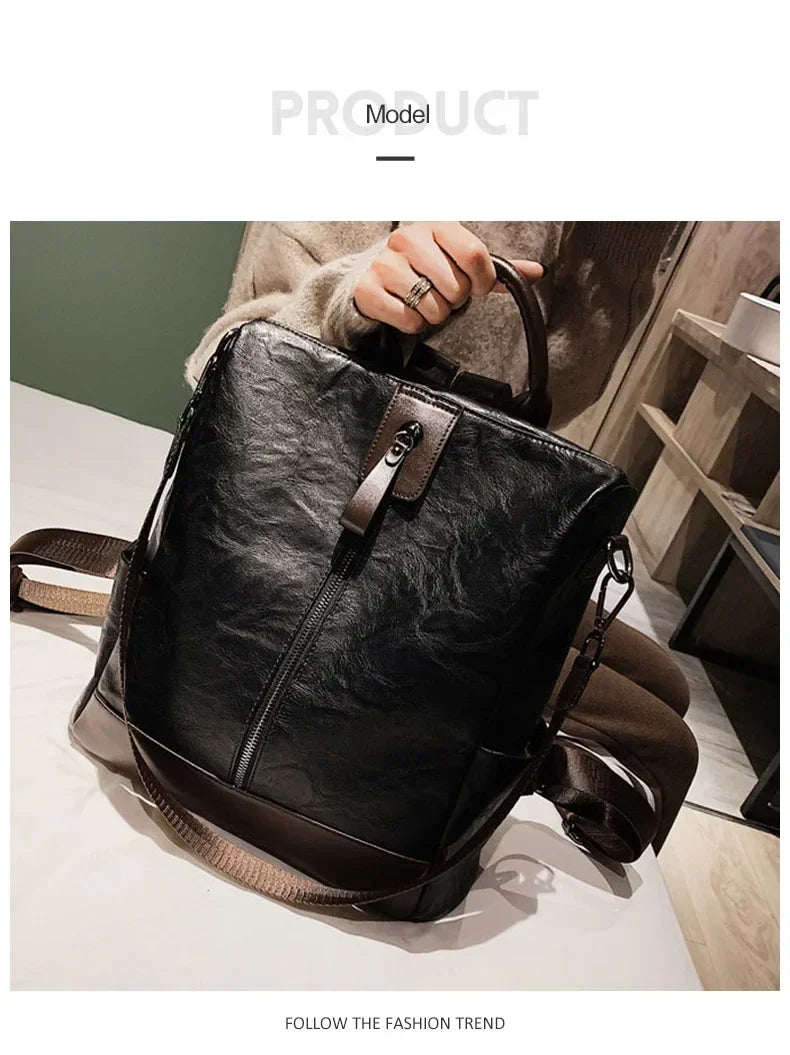 Women's Fashion Leather Backpack | Stylish Travel Bag for All Occasions