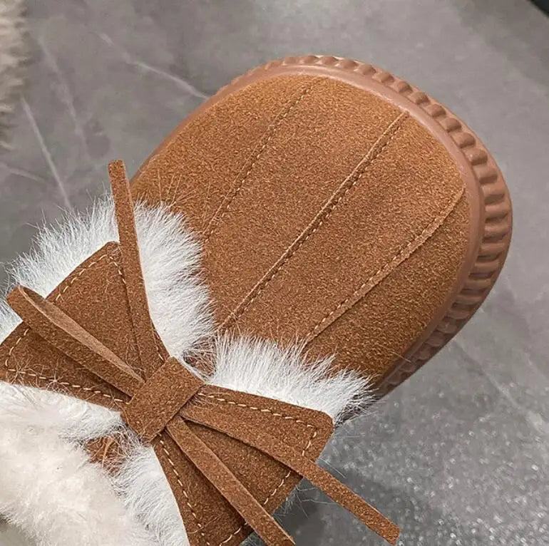 Women's Platform Fur Slippers | Cozy Stylish Winter Mules