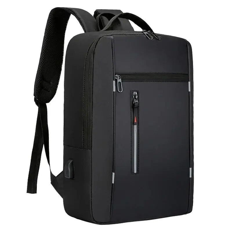Men's Waterproof Oxford Laptop Backpack with USB Charging Port