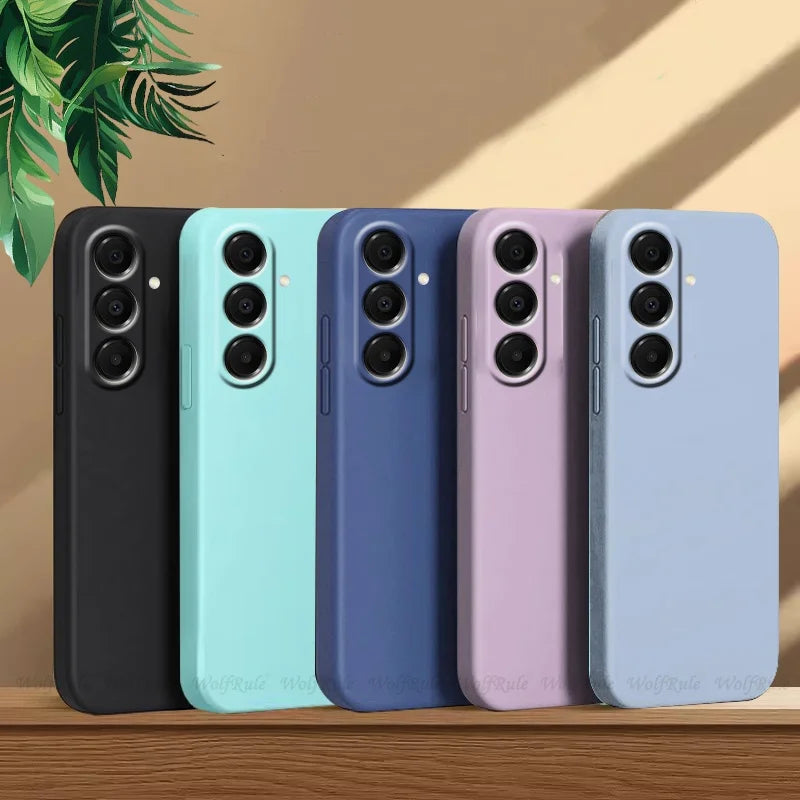 Shockproof Liquid Silicone Case for Samsung Galaxy A17 | Soft & Durable