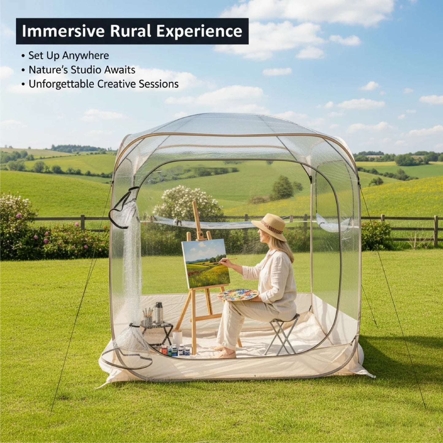 Portable Pop-Up Bubble Tent | Windproof Outdoor Shelter