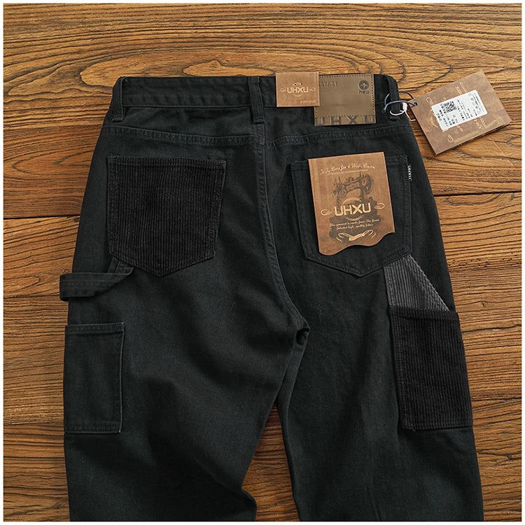 Men's Casual Cotton Twill Cargo Pants | Retro Trendy Style