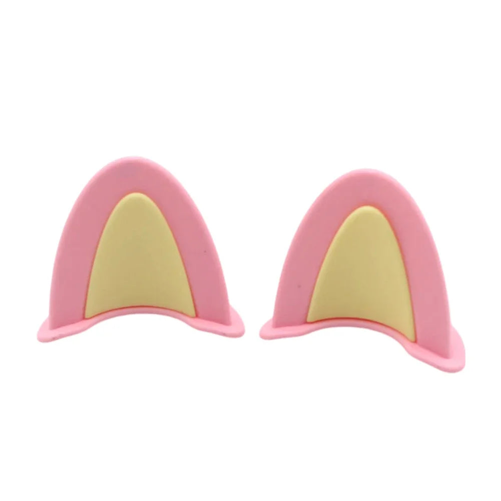 Cute Cat Ears Motorcycle Helmet Decorations | Fun Helmet Accessories