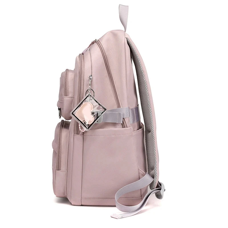 Stylish Pink School Backpack for Girls | Fashion Meets Functionality