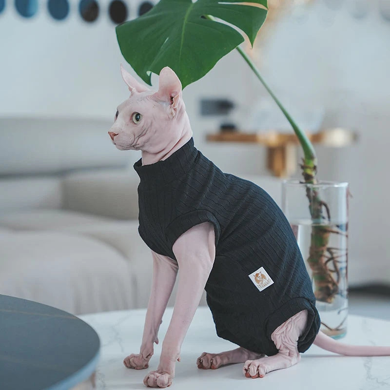 Soft All Season Pajamas for Sphynx Cats | Comfortable Cat Vest