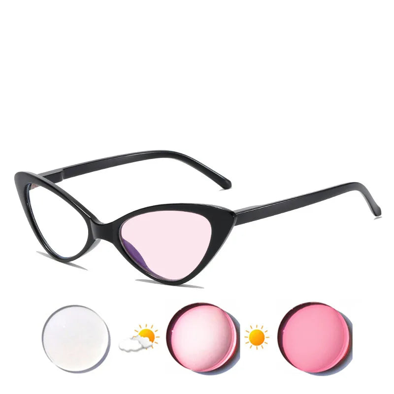 Custom Myopia Glasses with Blue Light Blocking & Photochromic Lenses