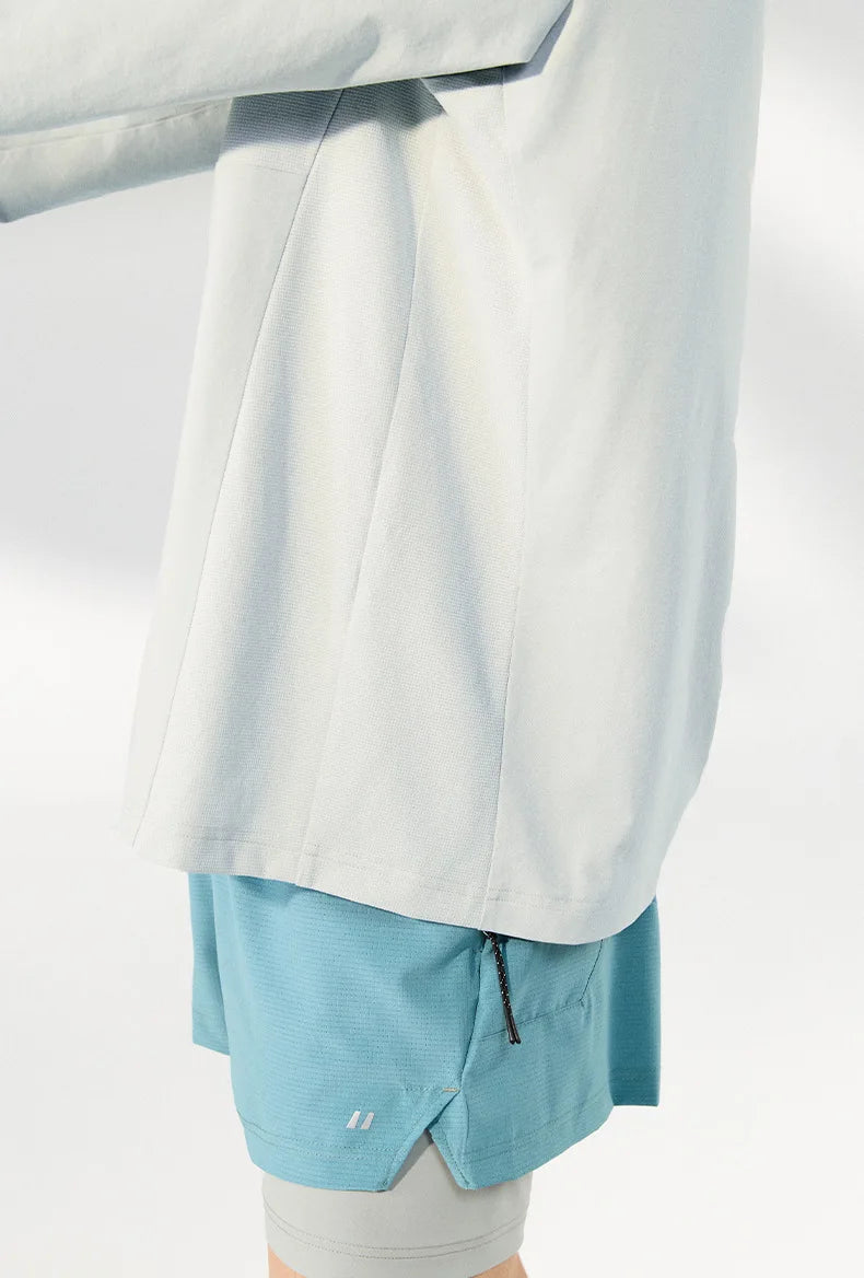Men's Zip-up Long-sleeved Quick-dry Outdoor Base Layer Top