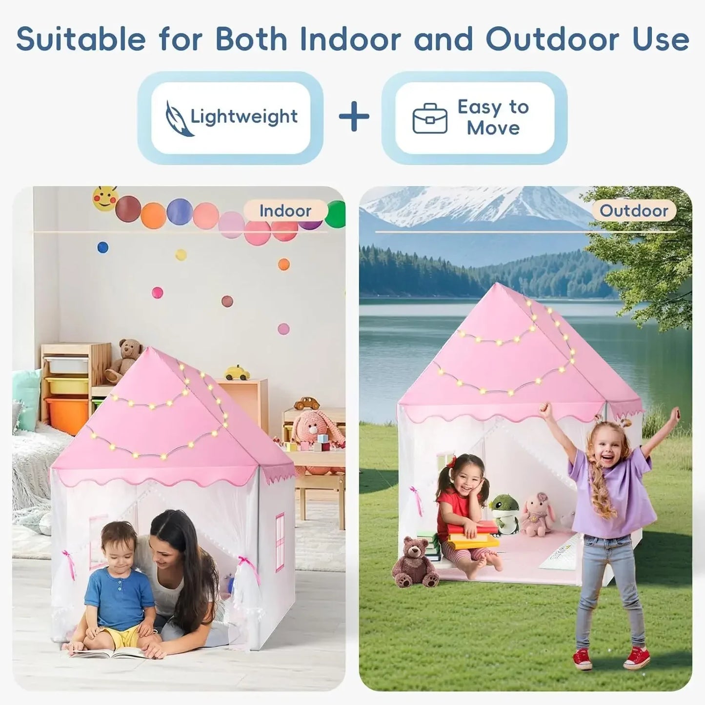 Children's Princess Castle Play Tent | Indoor Outdoor Fun