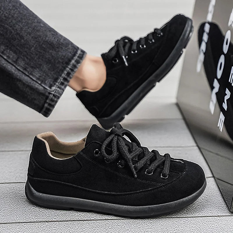 Thick Sole Breathable Anti Slip Sneakers | Stylish Men's Casual Shoes