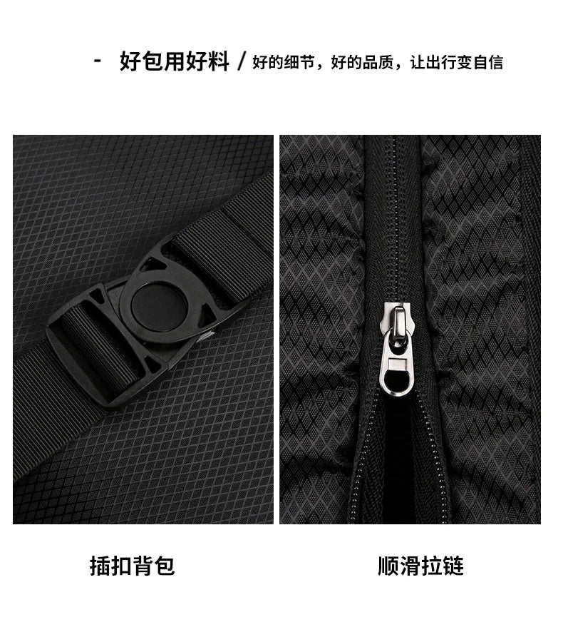 Men's Waterproof Large Capacity Crossbody Chest Bag | Fashionable & Functional