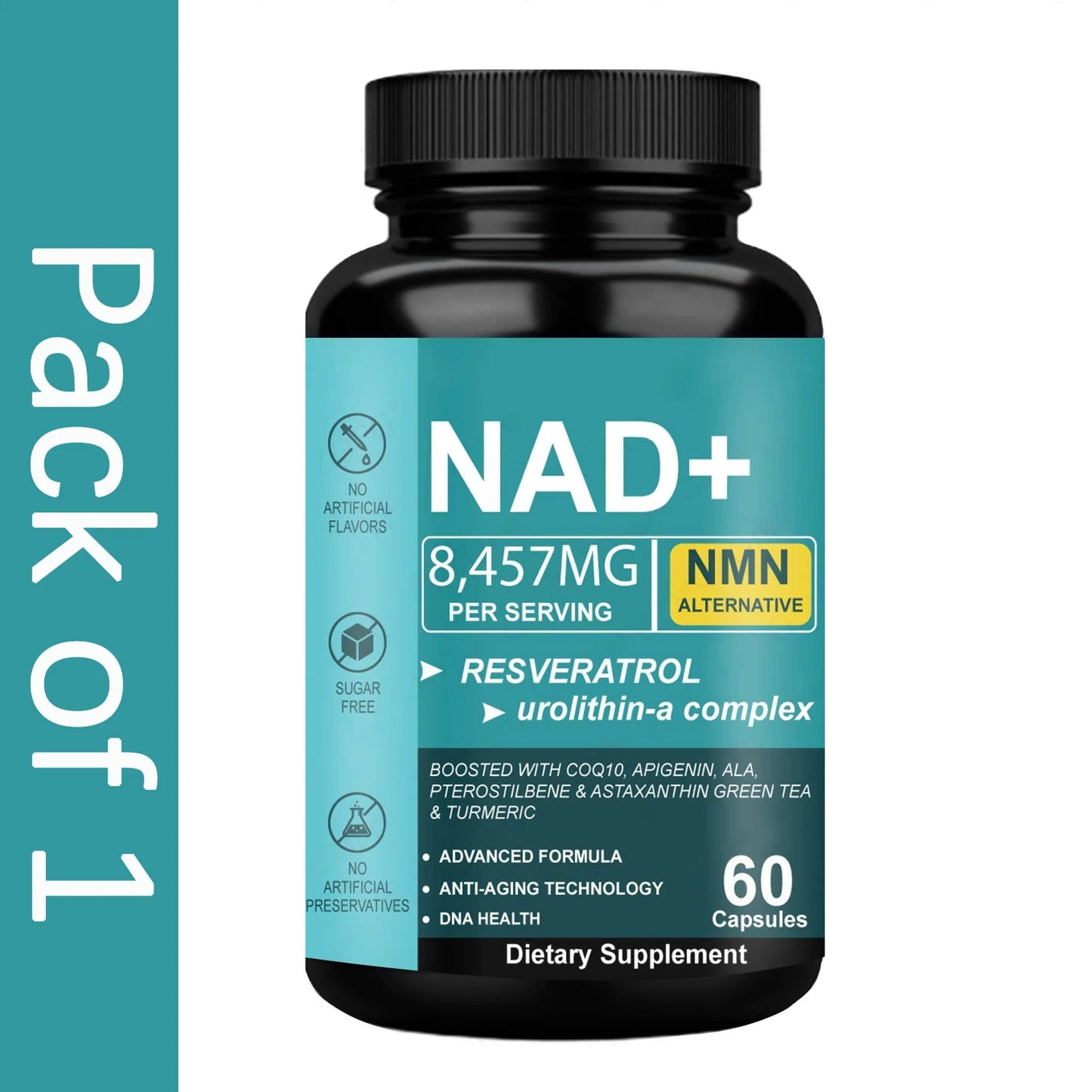 NAD Supplement with Resveratrol | Powerful NMN Formula for Vitality