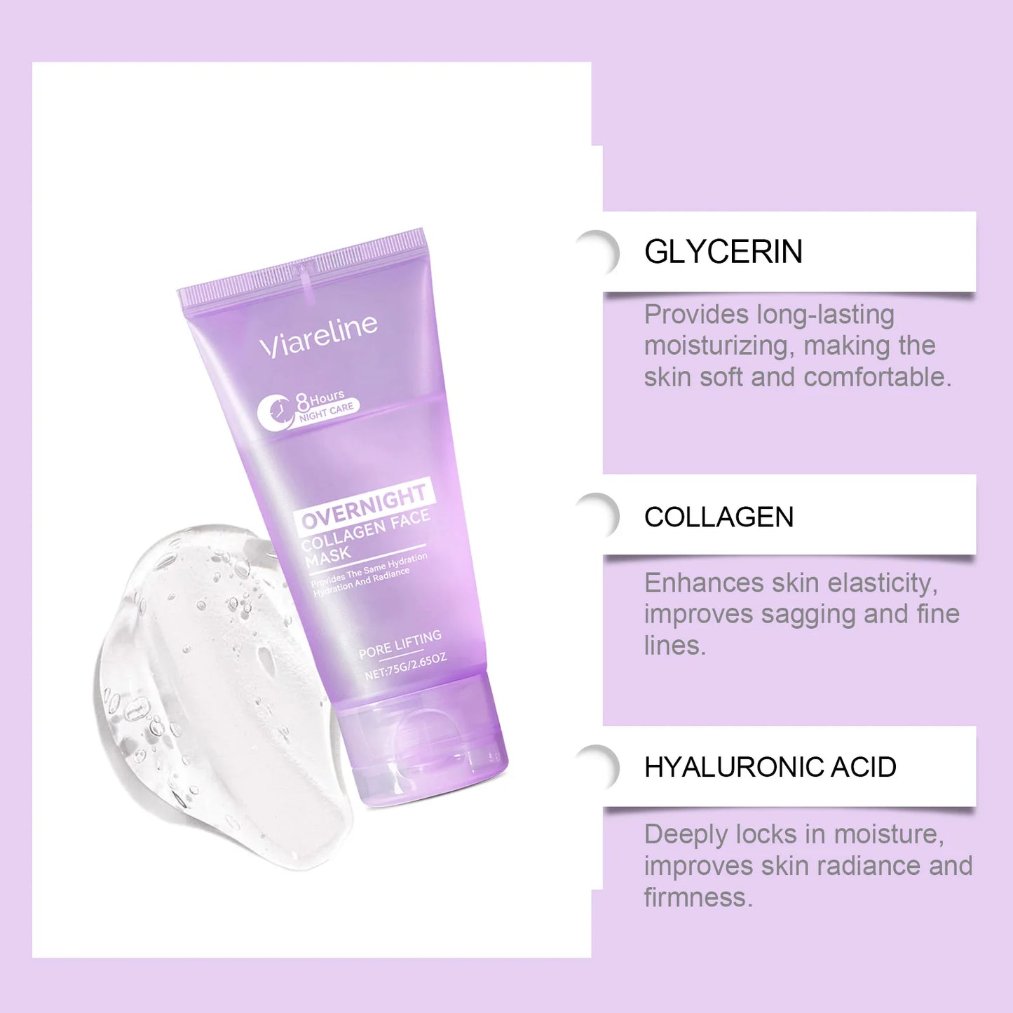 Collagen Peel-Off Mask for Deep Hydration & Exfoliation