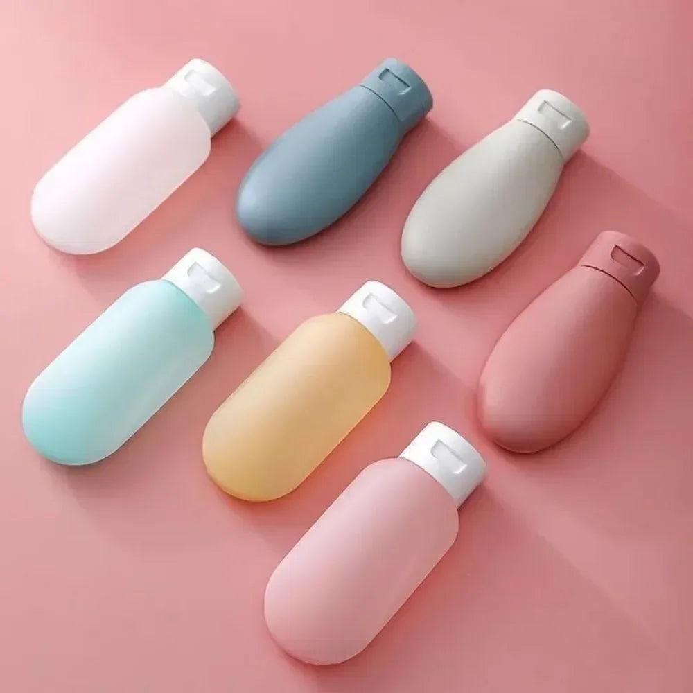 4Pcs 60ml Travel Bottle Set | Refillable Cosmetic Containers