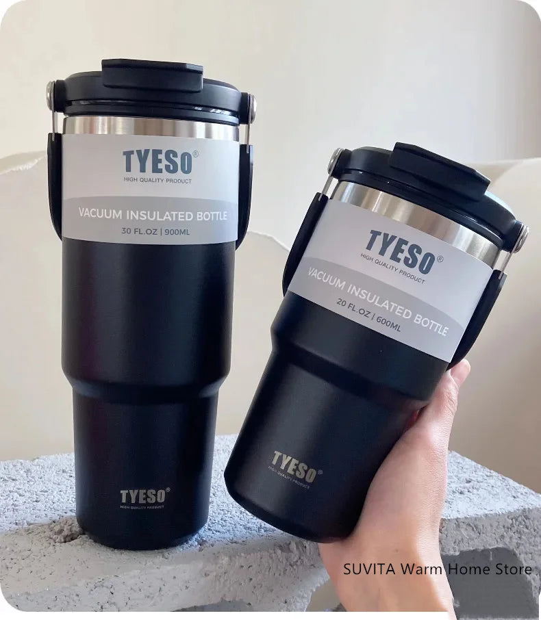 Large Capacity Stainless Steel Coffee Tumbler | Thermal Insulated Mug