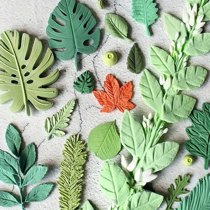3D Silicone Leaves Mold | Perfect for DIY Crafting & Decorating