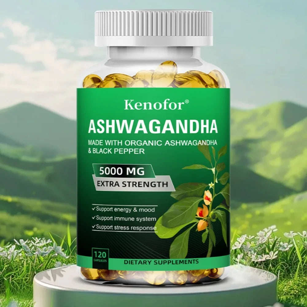 Organic Ashwagandha Extract Capsules | Stress & Energy Support