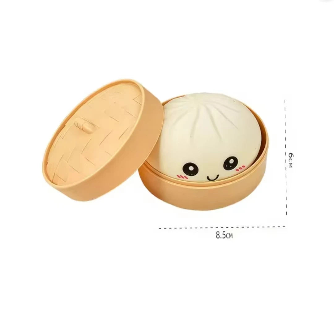 Dumpling Squishy Stress Ball | Soft Silicone Anti-Stress Toy