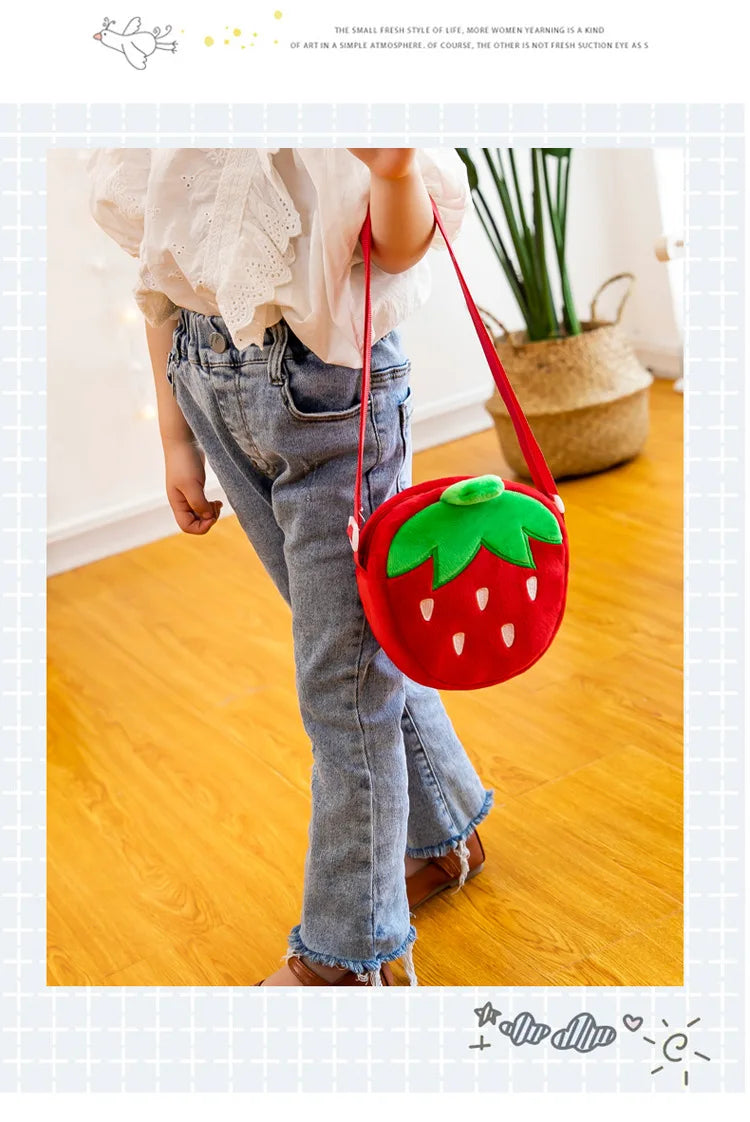 Cute Plush Baby Girls Coin Purse Handbags | Adorable Winter Bags