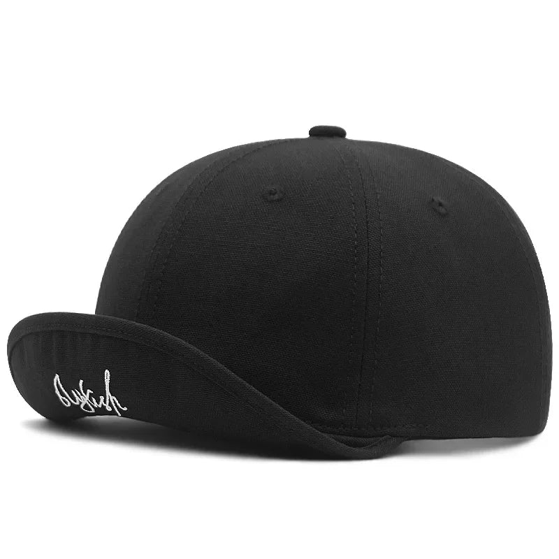 Large Head Up-turn Peak Hiphop Snapback Hat | Unisex Adjustable Cap