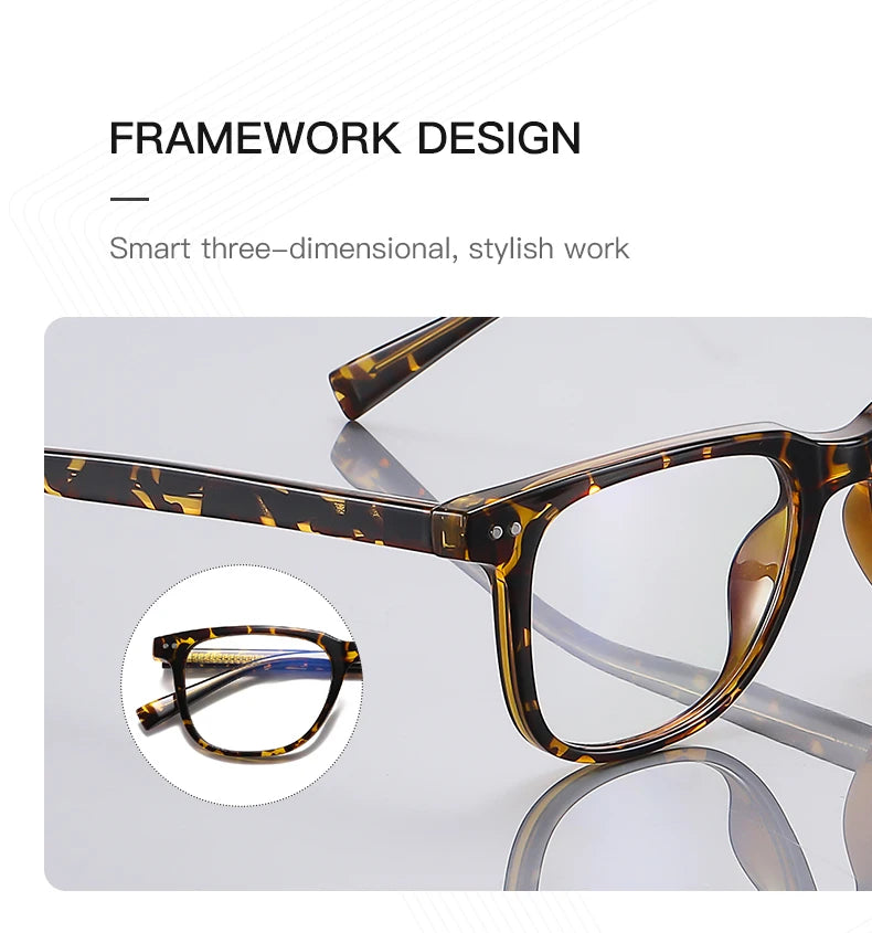 Men's Anti-blue Light Photochromic Glasses | Stylish Vision Protection