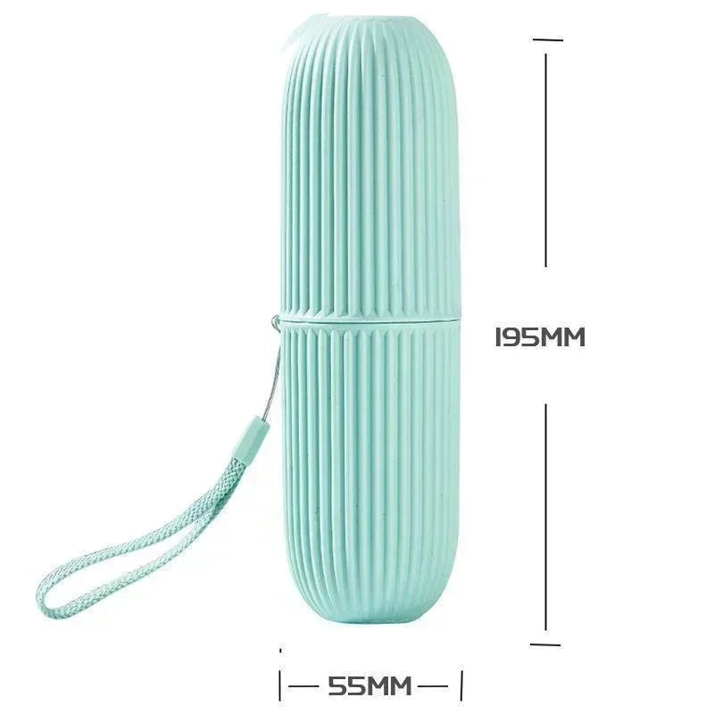 Portable Toothbrush and Toothpaste Holder Organizer for Travel