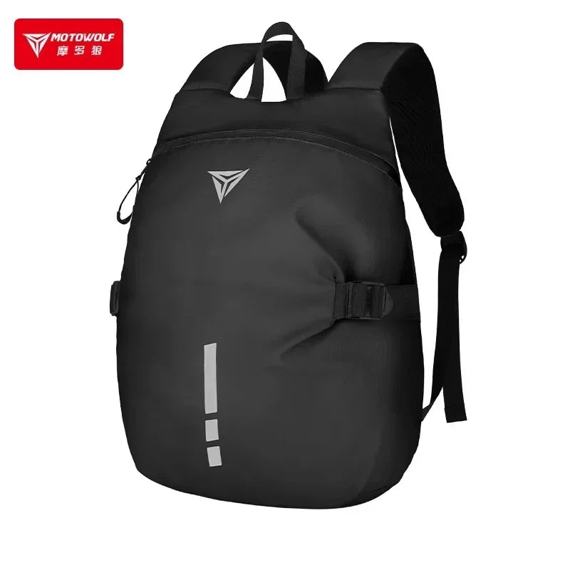 Large Capacity Motorcycle Rider Backpack | Waterproof Reflective Bag