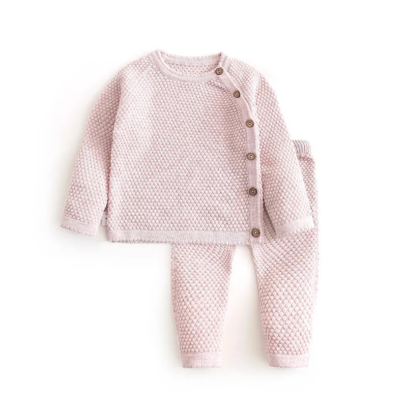 2PCS Autumn Winter Baby Clothing Set | Cozy Pajamas for Infants
