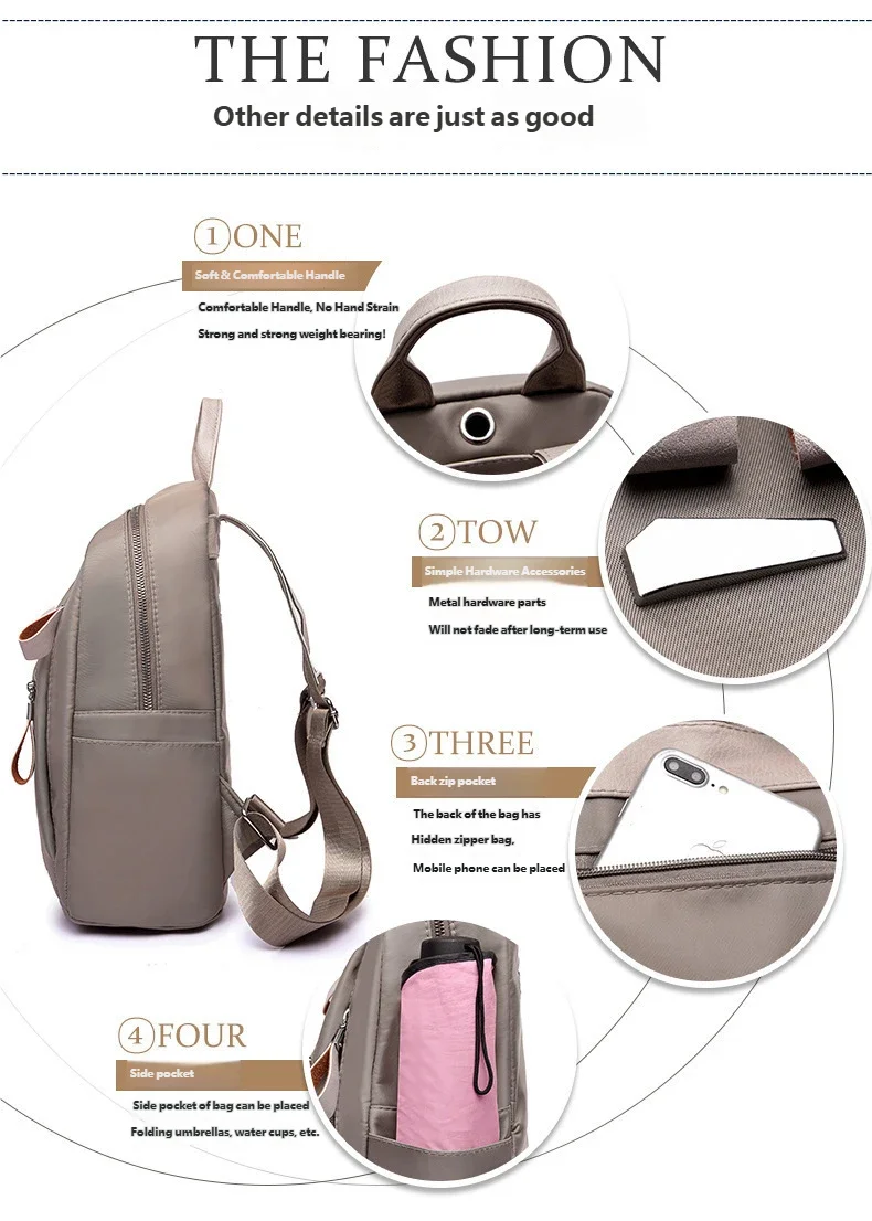 Trendy Anti-Theft Women's Backpack | Stylish & Durable Design