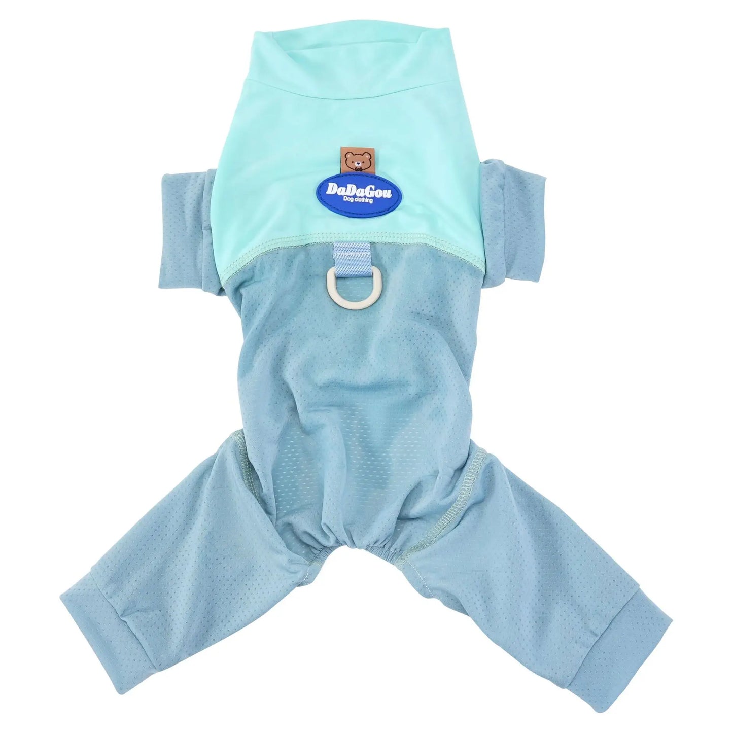 Ultra Lightweight Ice Silk Dog Jumpsuit | Breathable Full Body Pajamas