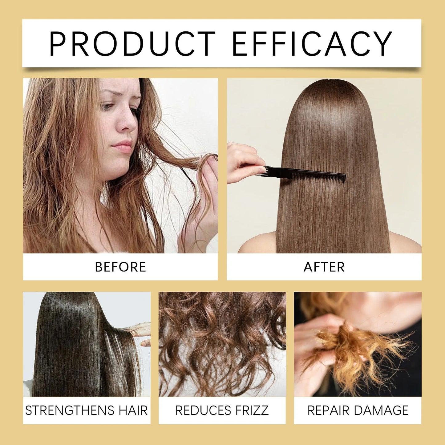 Nourishing Keratin Hair Mask | Smooth, Shine & Repair