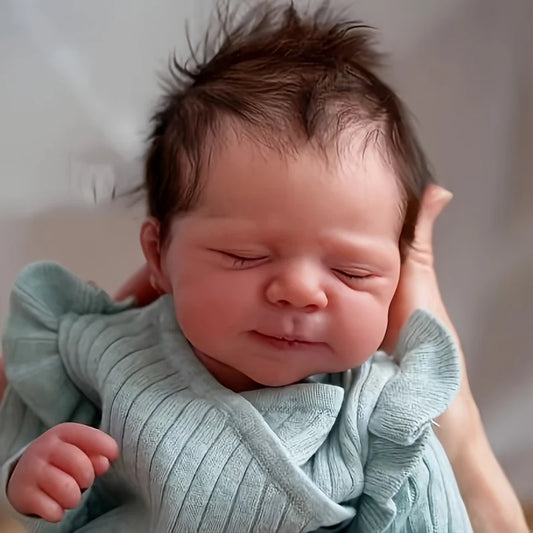 19-Inch Cute Hand-Painted Reborn Doll | Soft Realistic Skin