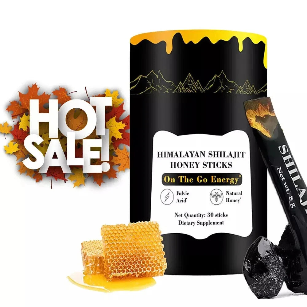 Himalayan Shilajit Sticks with Honey | Energy & Immune Support