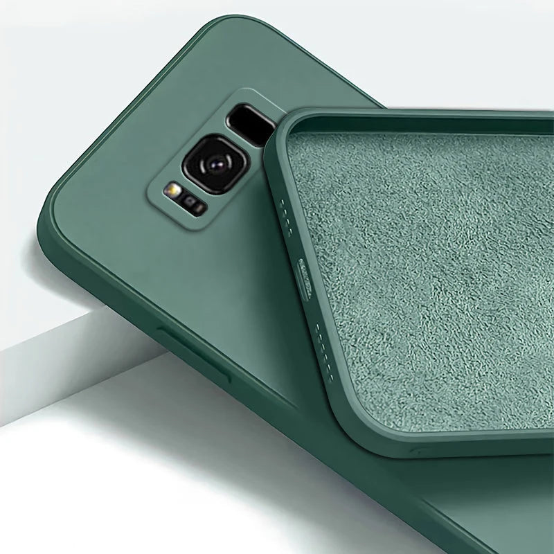 Soft Shockproof Silicone Phone Case for Galaxy Devices | Stylish Protection