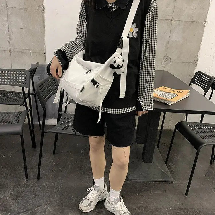 Stylish Canvas Crossbody Bag for Women | Versatile Messenger Purse